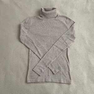 Everlane Pima Micro-Rib Turtleneck T-Shirt